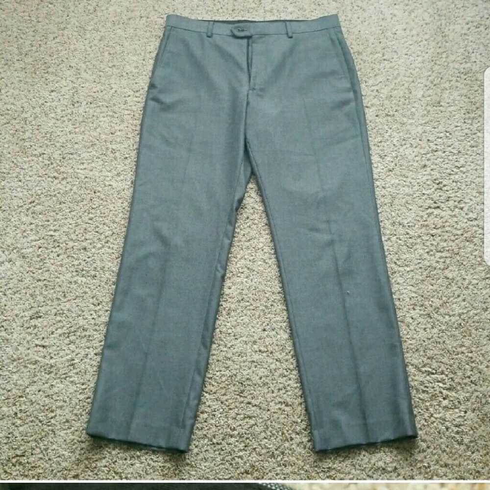 Mens Grey Dress Pants